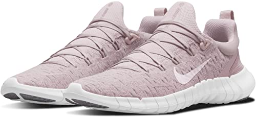 Nike Free Run 5.0 Women's Running Shoes, Platinum Violet/White, 9 M US