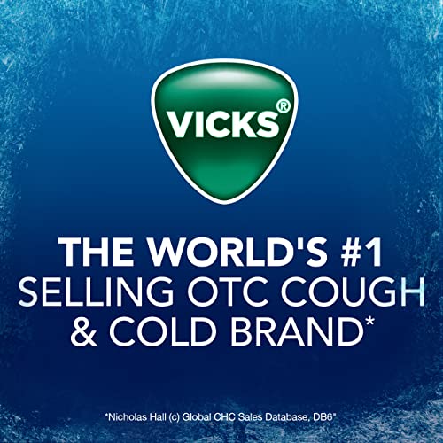 Vicks VapoCOOL Severe, Medicated Drops, Menthol Soothes Sore Throat Pain Caused by Cough, Honey Lemon Chill Flavor, 225 Drops (5 Packs of 45)