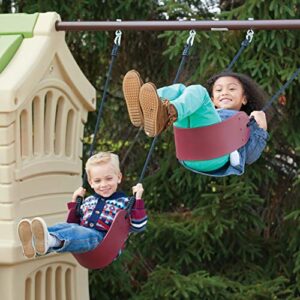 Step2 Play Up Gym Set | Kids Outdoor Swing Set with Slide | Plastic Play Set with Swings