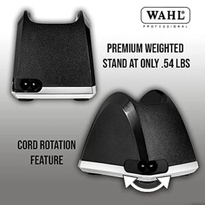 Wahl Professional - Premium Weighted Charging Stand #3801 - Compatible with All Wahl, Sterling, and 5-Star Cord/Cordless Clippers - Has Cord Rotation Feature