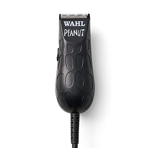 Wahl Professional Black Peanut Hair and Beard Clipper Trimmer with a Powerful Rotary Motor for Professional Barbers and Stylists - Model 8655-200