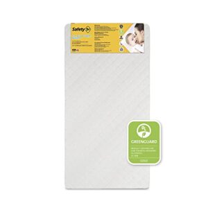 safety 1st polypropylene vinyl cover heavenly dreams deluxe dual 2-in-1 baby crib and toddler mattress, waterproof and stain resistant cover,firm, white