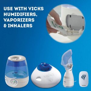 Vicks Sleepytime Waterless Vaporizer Scent Pads Rosemary, Lavender and Eucalyptus Scented Vapor Pad Refills White 6 Count (Pack of 1)