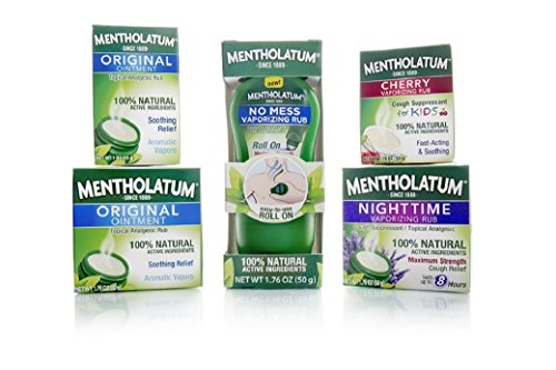 Mentholatum No Mess Vaporizing Rub with Easy-to-use Roll On Applicator, 1.76 Ounce (50g) - 100% Natural Active Ingredients for Maximum Strength Cough Relief