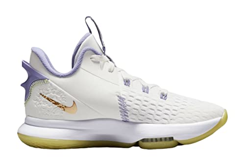 Nike Lebron Witness CQ9380-102 Mens Basketball Shoes (Summit White/MTLC Bronze)