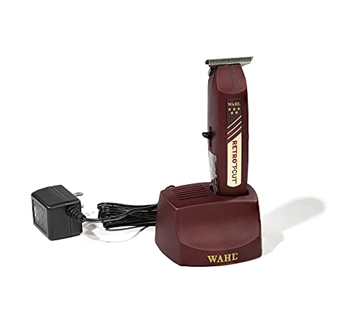 Wahl Professional- 5 Star Series Cordless Retro T-Cut Trimmer #8412 Great for Professional Stylists and Barbers 60 Minute Run Time