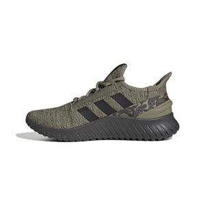 adidas men’s kaptir 2.0 running shoe, orbit green/black/black, 10.5