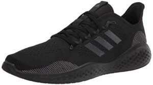 adidas men’s fluidflow 2.0 trail running shoe, black/grey/black, 11