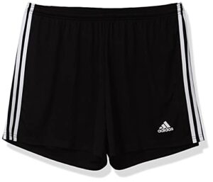 adidas womens squadra 21 shorts, black/white, medium us