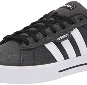 adidas Men's Daily 3.0 Skate Shoe, Core Black/Cloud White/Core Black, 10.5