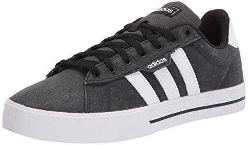 adidas Men's Daily 3.0 Skate Shoe, Core Black/Cloud White/Core Black, 10.5
