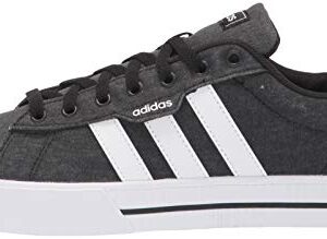 adidas Men's Daily 3.0 Skate Shoe, Core Black/Cloud White/Core Black, 10.5