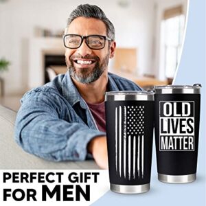 Birthday Gifts for Men Unique, Gifts for Dad, Gifts for Him, Gifts for Grandpa, Old Man - Men Gifts, Dad Gifts - Funny Gifts for Men, Gag Gifts for Men, Retirement Gifts for Men - Tumbler 20Oz