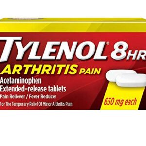 Tylenol 8 Hour Arthritis Pain 650 Milligrams 100 Count Bottles (Pack of 2)