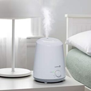 Safety 1st Stay Clean Humidifier, Ultrasonic Mist, One Gallon Easy to Fill Tank, LED Light, and Filter Free