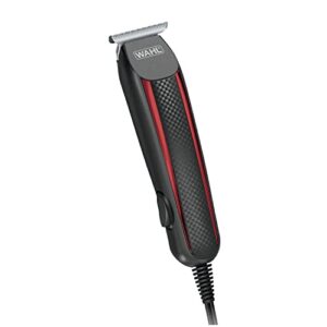 wahl edge pro bump free corded beard trimmer, touch up trimmer, & grooming detailer kit for men – for edging beards, mustaches, hair, stubble, ear, nose, & body – model 9686-300