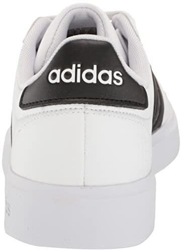 adidas Men's Grand Court 2.0 Tennis Shoe, FTWR White/Core Black/FTWR White, 12