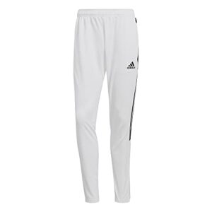 adidas Men's Tiro Track Pants, White/Black, Medium