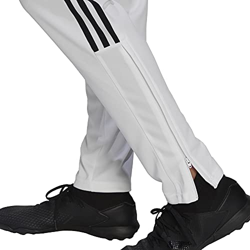 adidas Men's Tiro Track Pants, White/Black, Medium