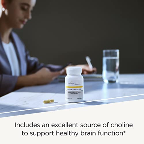 Integrative Therapeutics - Active B-Complex - Cellular Energy Production*- with 8 B-Vitamins, Vitamin B12, Folate, Choline - 60 Capsules