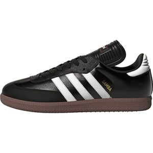 adidas men’s samba classic soccer shoe,black/running white,10.5 m us