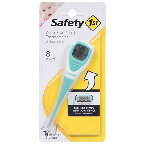 Safety 1st Quick Read 2-In-1 Thermometer, One Size, Blue