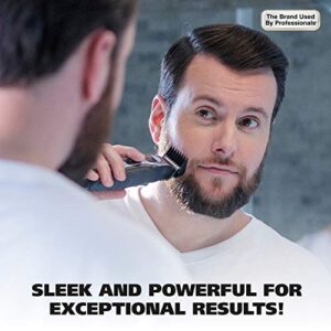 Wahl USA Lithium Ion Total Beard Trimmer for Men with 11 Guide Combs for Easy Trimming, Detailing, & Grooming – Model 9888