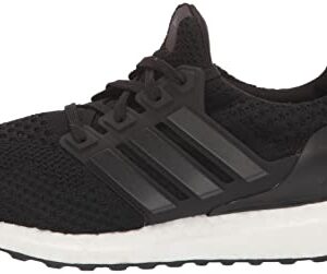 adidas Men's Ultraboost 5.0 Alphaskin Running Shoe, Black/Black/Beam Green, 9.5