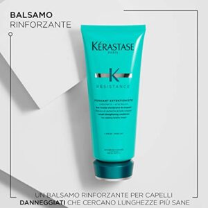 Kerastase Resistance Fondant Extentioniste Conditioner | Strengthening and Smoothing Conditioner | Easily Detangles and Seals Split Ends | With Amino Acids and Ceramides | For Damaged Hair | 6.8 Fl Oz