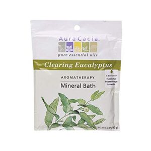 aura cacia, mineral bath eucalyptus, 2.5 ounce
