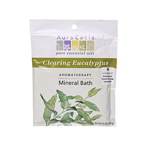 Aura Cacia, Mineral Bath Eucalyptus, 2.5 Ounce