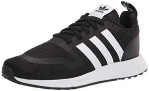 adidas originals mens smooth runner sneaker, core black/white/core black, 12 us