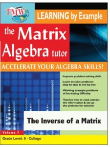 matrix algebra tutor: the inverse of a matrix