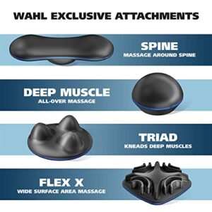 Wahl Lithium Ion Deep Tissue Long Handled Cordless Percussion Therapeutic Handheld Massager for Muscle, Back, Neck, Shoulder, Full Body Pain Relief – Use at Home, Car, Office, Or Travel – Model 4232