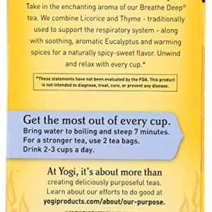 Yogi Tea, Breathe Deep, 16 Count