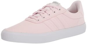 adidas women’s vulc raid3r skate shoe, almost pink/almost pink/white, 7.5