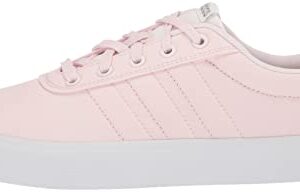 adidas Women's Vulc Raid3r Skate Shoe, Almost Pink/Almost Pink/White, 7.5