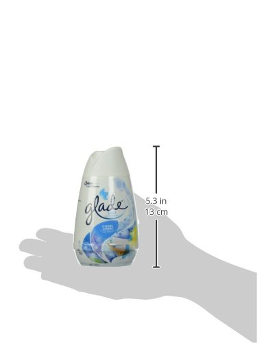 Glade Solid Air Freshener, Deodorizer for Home and Bathroom, Clean Linen, 6 Oz