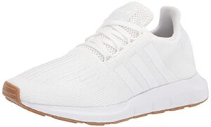 adidas originals men’s swift running shoe, white/white/gum, 11