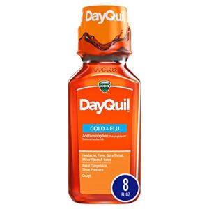 vicks dayquil cold & flu relief liquid 8 fl oz