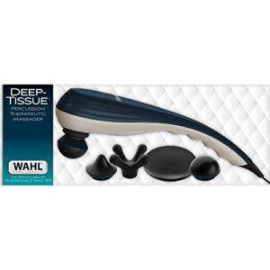 Wahl Deep Tissue Long Handle Percussion Massager - Handheld Therapy with Variable Intensity to Relieve Pain in The Back, Neck, Shoulders, Muscles, & Legs for Arthritis - Model 4290-300