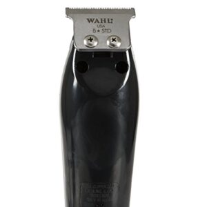 Wahl Professional Detailer Trimmer with a Powerful Rotary Motor and T-Blade perfect Lining and Artwork for Professional Barbers and Stylists - Model 8290, Silver, 1 Count (Pack of 1)