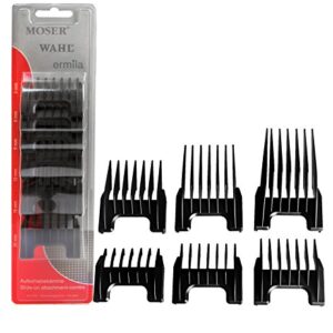 Wahl Professional Detachable Clipper Cutting Guide Set - 6 Piece Set Fits WAHL: ChromStyle Pro. Sterling: Li+Pro, Big Mag Clipper - - Model 41881-7430