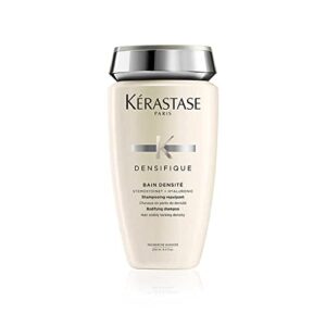 kerastase densifique densité shampoo | thickening & strengthening shampoo | removes build-up & adds shine | with hyaluronic acid | for fine, thin & thinning hair | 8.5 fl oz