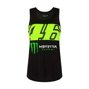 valentino rossi tank top dual 46 monster energy xs,black,woman
