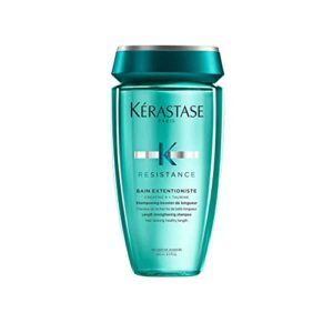 kerastase resistance bain extentioniste shampoo | length strengthening shampoo | protects hair and scalp from external aggressors | with ceramides to enhance shine | for damaged hair | 8.5 fl oz