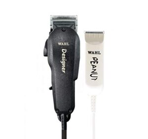 wahl professional – all-star combo with designer hair clipper and peanut trimmer for professional barbers and stylists – model 8331