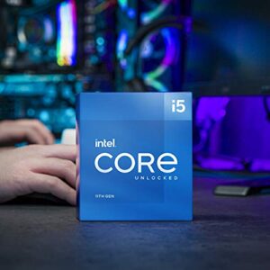 Intel® Core™ i5-11600K Desktop Processor 6 Cores up to 4.9 GHz Unlocked LGA1200 (Intel® 500 Series & Select 400 Series Chipset) 125W