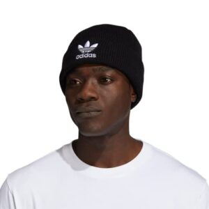 adidas Originals Trefoil Beanie, Black/White 3, One Size