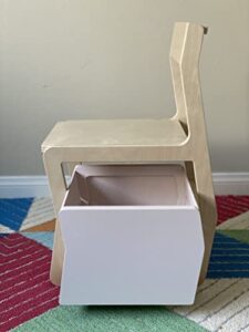 dr. organizer tyl children’s, one size, with yellow storage box, brown chair